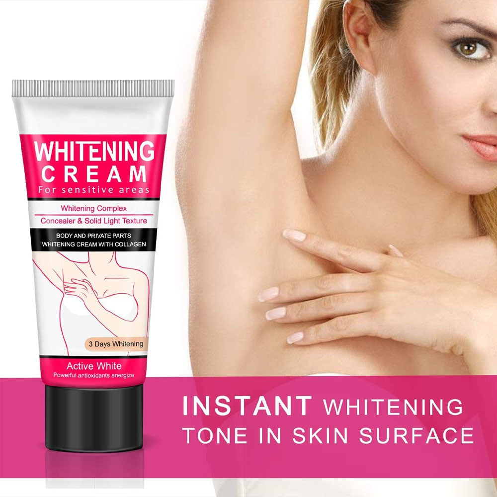 (NET) Natural Whitening Cream Effective For Lightening And Lightening Armpits Neck Bikini Thighs And Sensitive Skin