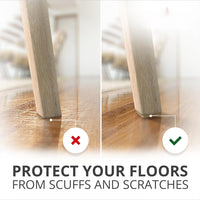 (net) Square Table Foot Pad Set Of 8 pcs