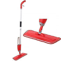 (Net) Water Spray Mop, Flat Spray Mop, 360 Degree Spray with Mop, Microfiber Spray Mop for Floor Cleaning, Spray Mop, Multi-Surface Spray Mop with Refillable Bottle, Easy to Fill and Refill with Machine Washable Mop