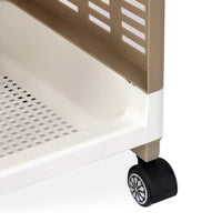 (Net) 4-Layer Foldable Sliding Drawer Storage Bins - Your Ultimate Space-Saving Solution