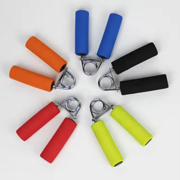 Gripper Fitness Exerciser Wrist Forearm Strength Training Foam Handle Hand Grip( 2pcs)