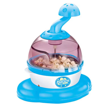 (NET) Electric Children Plastic Cooking Play Set Popcorn Machine Toy DIY