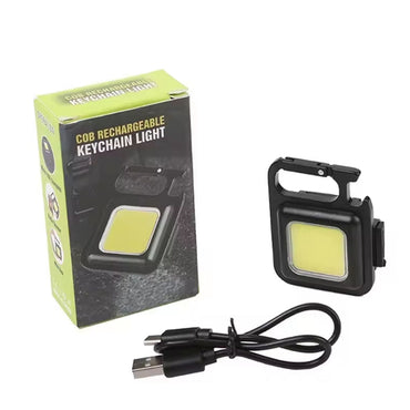 (NET) Rechargeable Super Bright LED Keychan Flashlight Small Pocket Flashlight
