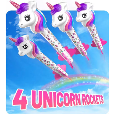 (NET) Unicorn Rocket Launcher for Kids