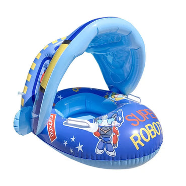 (Net) Inflatable Toddler Baby Kid Swim Ring Float For Boys