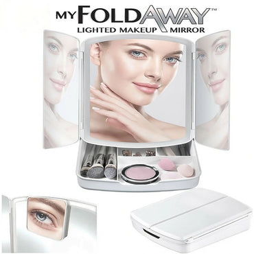 (Net) My Fold Away Vanity Mirror with Makeup Storage / 102284 / KR-069 / 51576