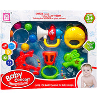 Set of 6 Baby Concert Teething Rattles