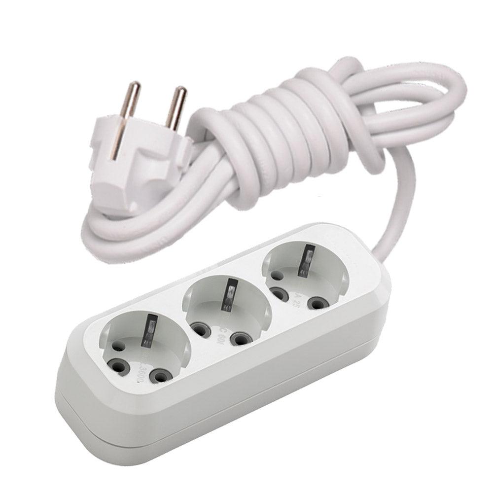 Electric Extension Cable 3 sockets (5 Meters) - Karout Online -Karout Online Shopping In lebanon - Karout Express Delivery 