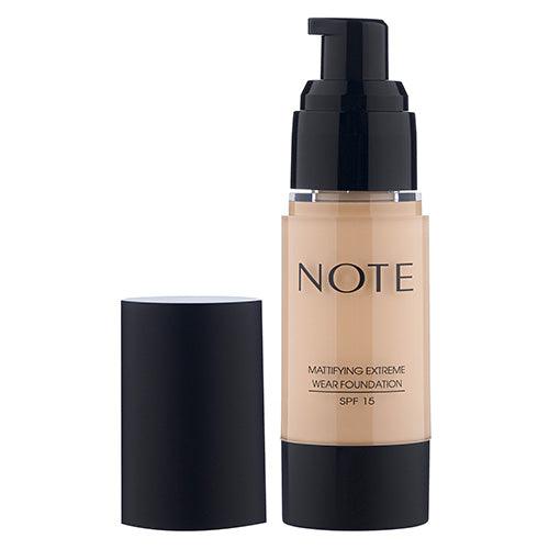 Note Mattifying Extreme Wear Foundation 01 BEIGE - Karout Online -Karout Online Shopping In lebanon - Karout Express Delivery 