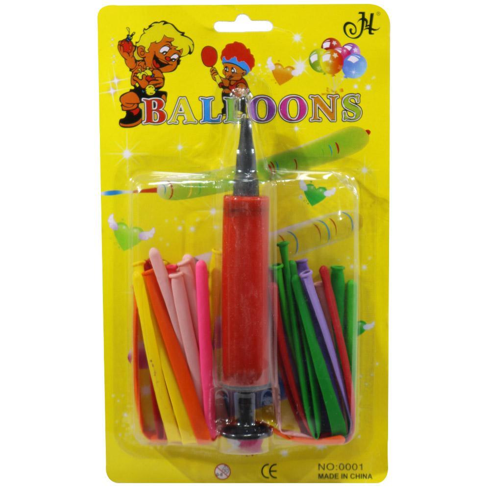 Balloons Sets With Hand Pump Red Birthday & Party Supplies