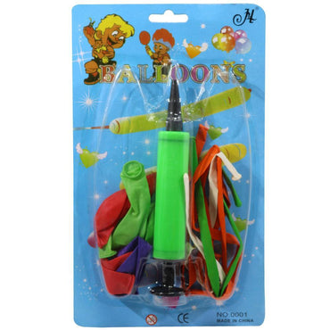Balloons Sets With Hand Pump Green Birthday & Party Supplies