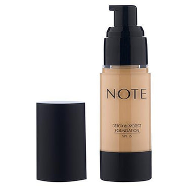 NOTE DETOX AND PROTECT FOUNDATION 03 MEDIUM BEIGE - Karout Online -Karout Online Shopping In lebanon - Karout Express Delivery 