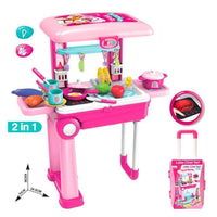 2 in 1 Little Chef Kitchen Play Set Big with Light and Sound.