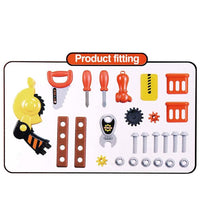 Deluxe Tool 2 in 1 Travel Suitcase Tool Set for Children.