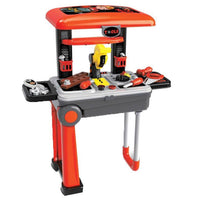 Deluxe Tool 2 in 1 Travel Suitcase Tool Set for Children.