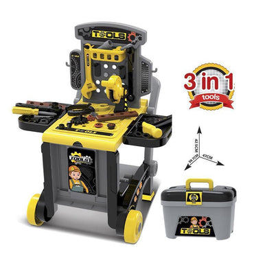 3 IN 1 DELUXE TOOL SET.