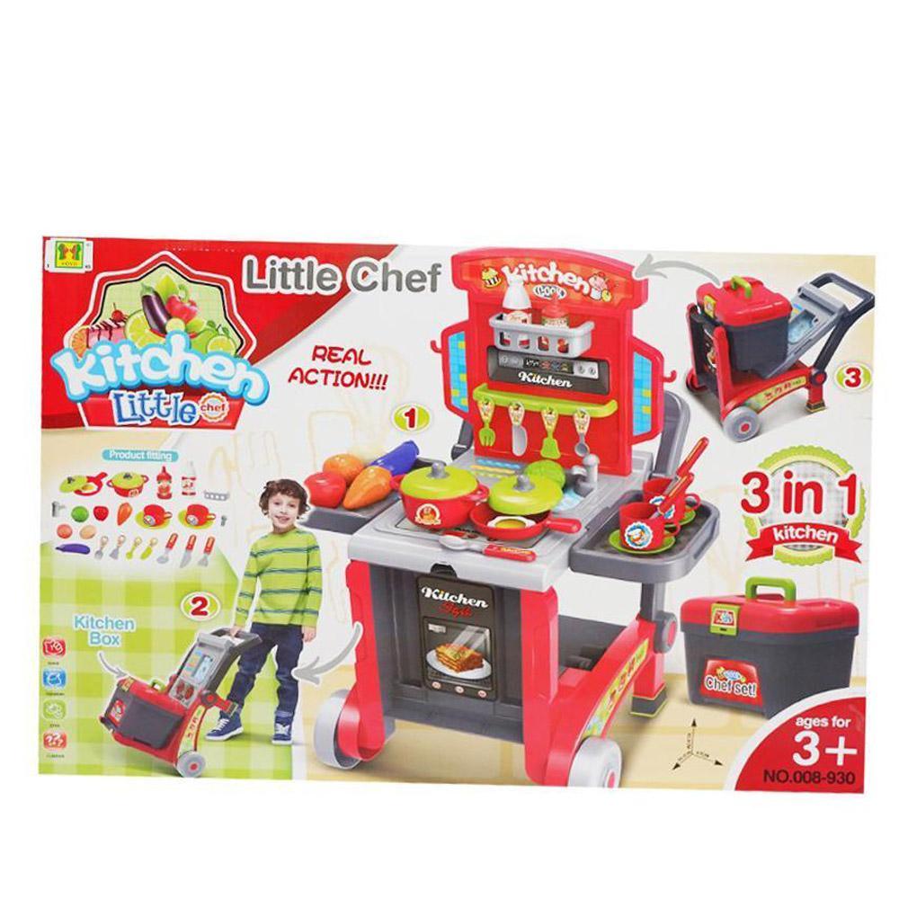 (Net) Little Chef Kitchen Set
