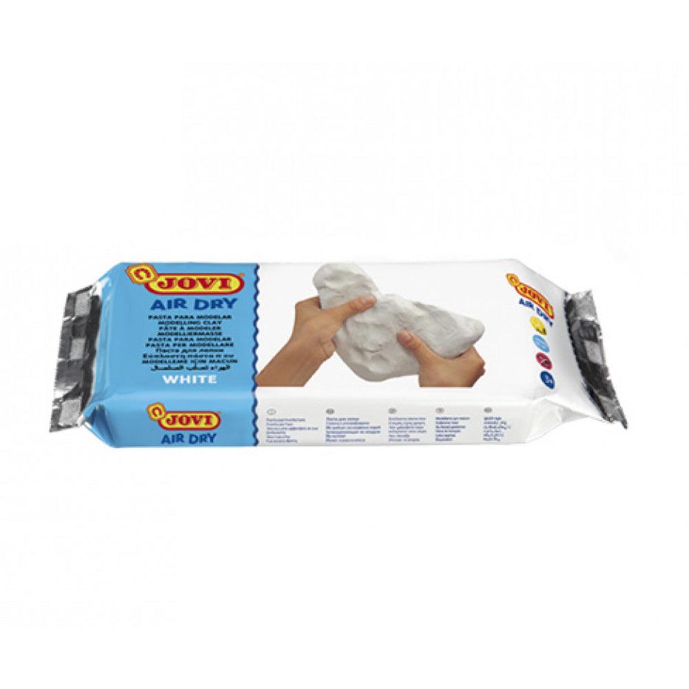 JOVI Air Dry Bar Air-hardning Modelling Clay 500 g - White - Karout Online -Karout Online Shopping In lebanon - Karout Express Delivery 