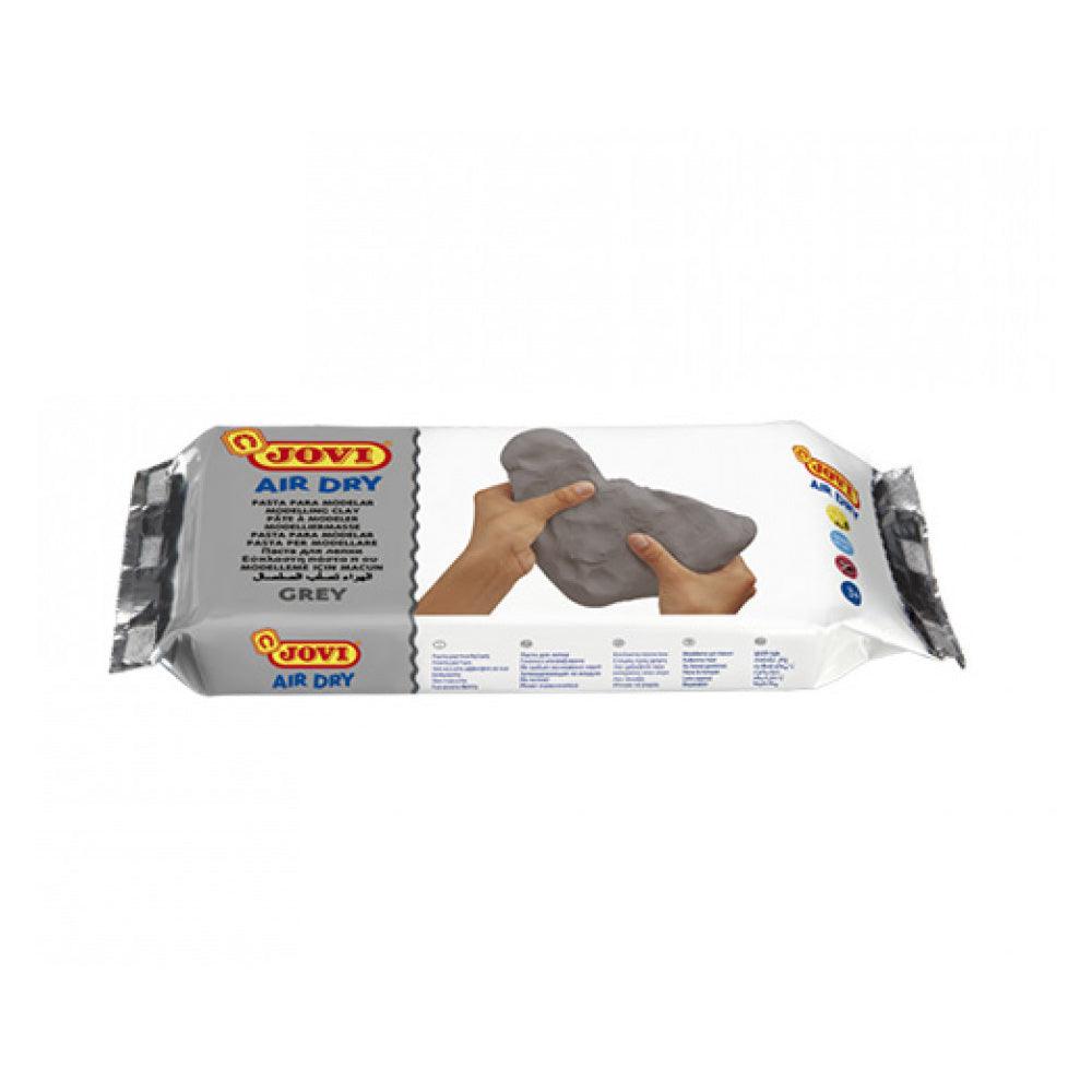 JOVI Air Dry Bar Air-hardning Modelling Clay 1000 g - Grey - Karout Online -Karout Online Shopping In lebanon - Karout Express Delivery 