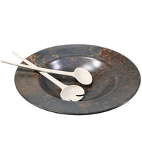 Keramika Ceramic Salad Bowl with Spoon / 1001 - Karout Online -Karout Online Shopping In lebanon - Karout Express Delivery 
