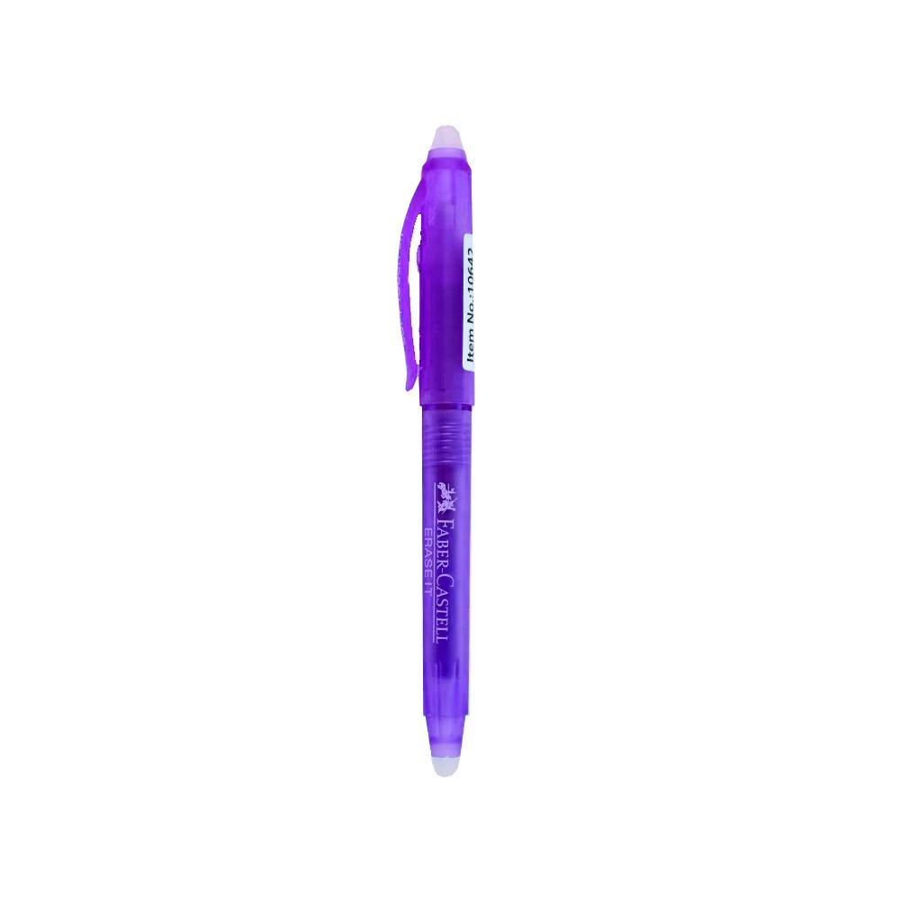 Faber Castell Erasable Ball Point Pen 0.7m Purple / 010647 - Karout Online -Karout Online Shopping In lebanon - Karout Express Delivery 
