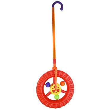 Jackgold Push Wheel Toy Single Trolley And Pull Toys / 019-2 Red & Baby