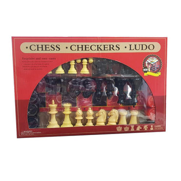 CHESS CHECKERS CHALLENGE GAME 2 IN 1.