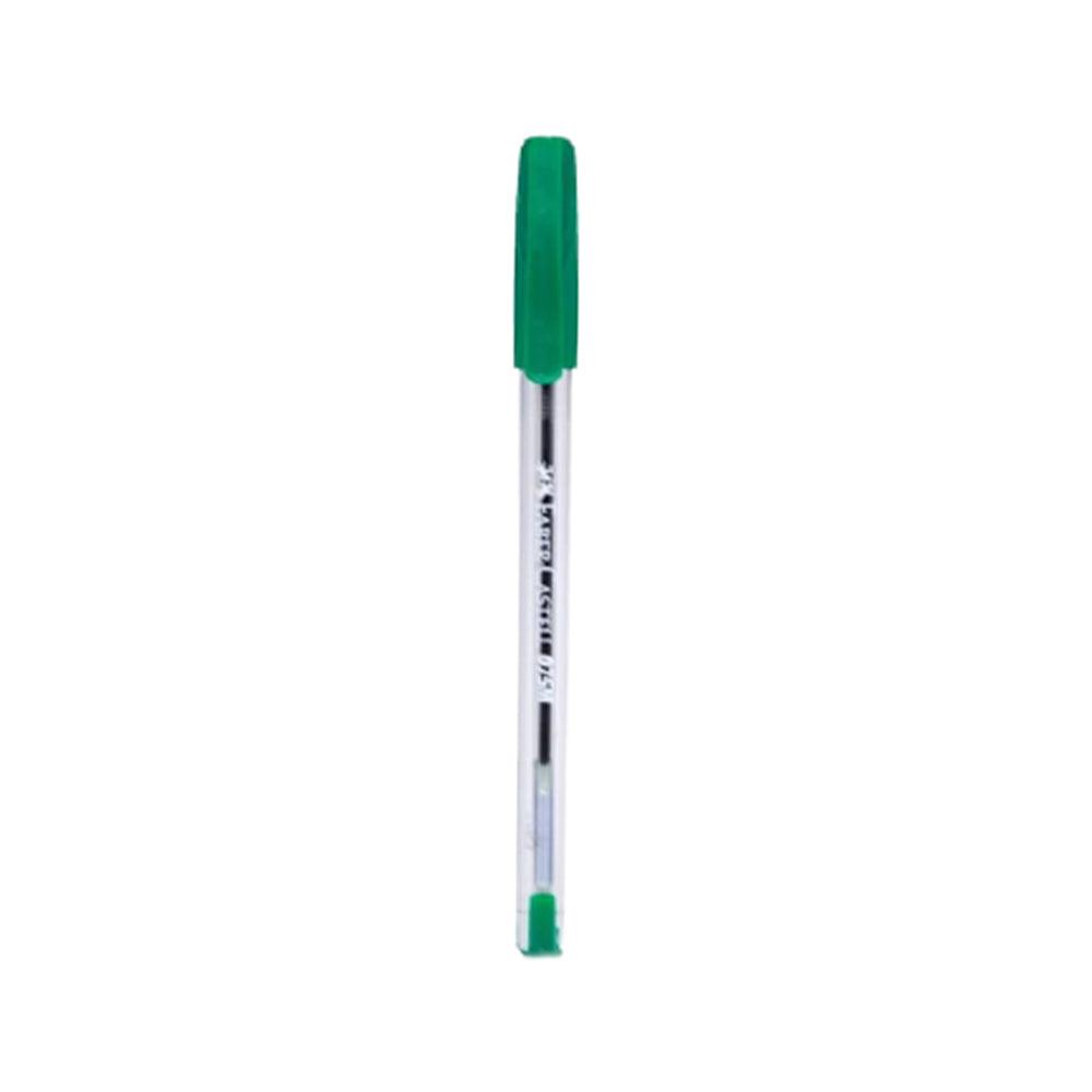 Faber Castell Ballpoint 0.75ml Green / 514639 - Karout Online -Karout Online Shopping In lebanon - Karout Express Delivery 