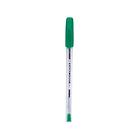 Faber Castell Ballpoint 0.75ml Green / 514639 - Karout Online -Karout Online Shopping In lebanon - Karout Express Delivery 