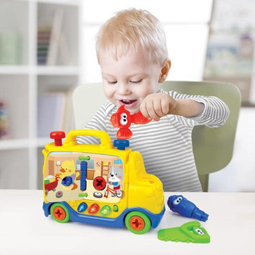 Win Fun Junior Builder Tool Truck - Karout Online -Karout Online Shopping In lebanon - Karout Express Delivery 