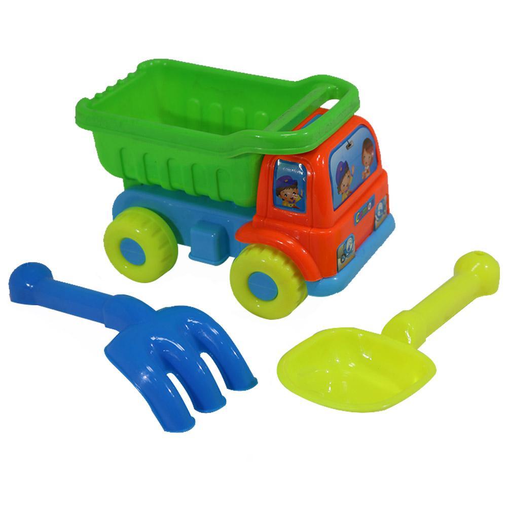 Truck Beach Toys Set Orange Summer