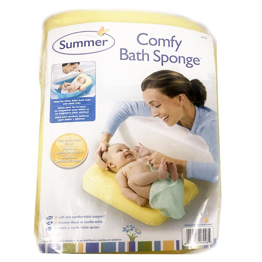summer infant comfy bath sponge in aqua Summer Infant Comfy Bath Sponge / 08248A