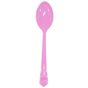 Plastic Cutlery Spoon/ Forks H-917/h-918/130203 Spoon / Pink Cleaning & Household