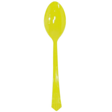 Plastic Cutlery Spoon/ Forks H-917/h-918/130203 Spoon / Yellow Cleaning & Household