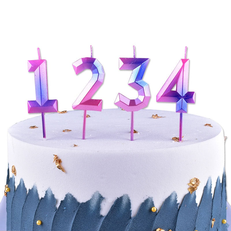 Birthday Colorful Number Candle / 22FK141