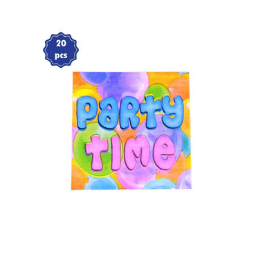 Party Time- Napkins (20 pcs).