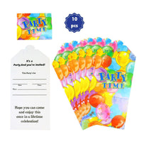 Party Time- Invitation Cards (10 pcs).