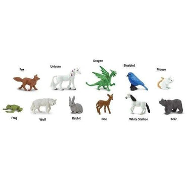 Safari Animals Toobs  Fairy Tale 11 pcs - Karout Online -Karout Online Shopping In lebanon - Karout Express Delivery 