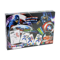 Blow Pens Stencil Art.