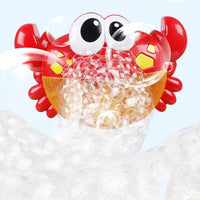 Cute Crab Bubble Machine Automatic Blowing Bubble With Music Baby Bath Funny / 860005