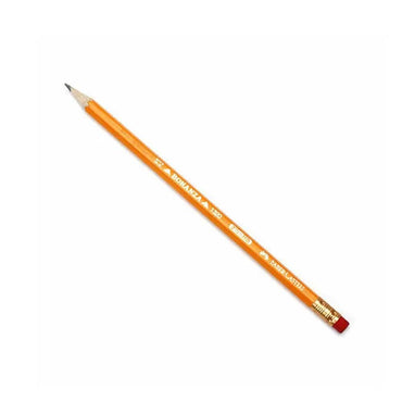 Faber Castell Blacklead Pencil With Rubber HB Yellow - 12 Pieces / 210093 - Karout Online -Karout Online Shopping In lebanon - Karout Express Delivery 