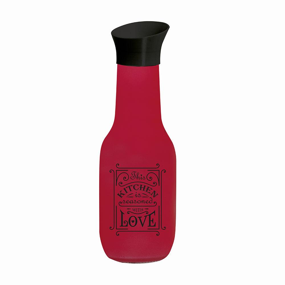 Herevin Colored Caraf Water Bottle - Mat Red - Karout Online -Karout Online Shopping In lebanon - Karout Express Delivery 