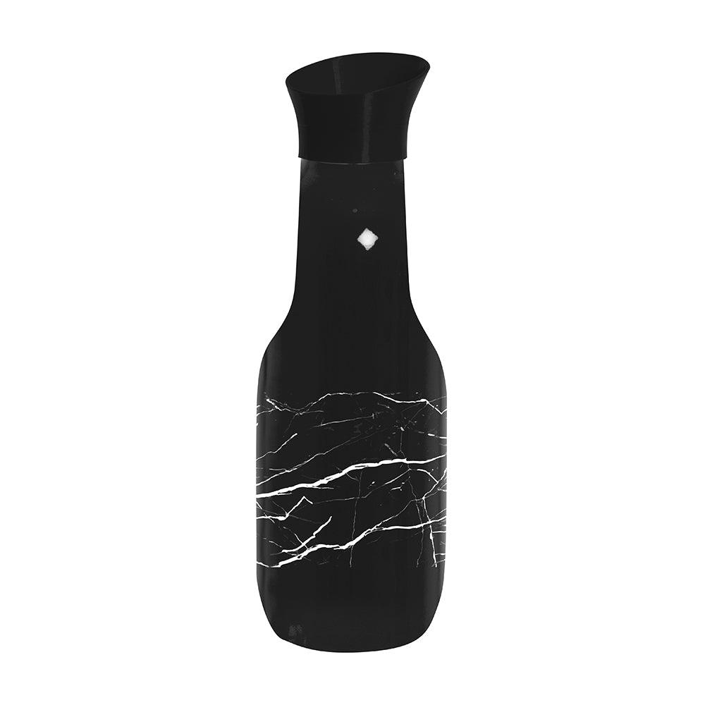 Herevin Colored Caraf Water Bottle - Black Marble - Karout Online -Karout Online Shopping In lebanon - Karout Express Delivery 