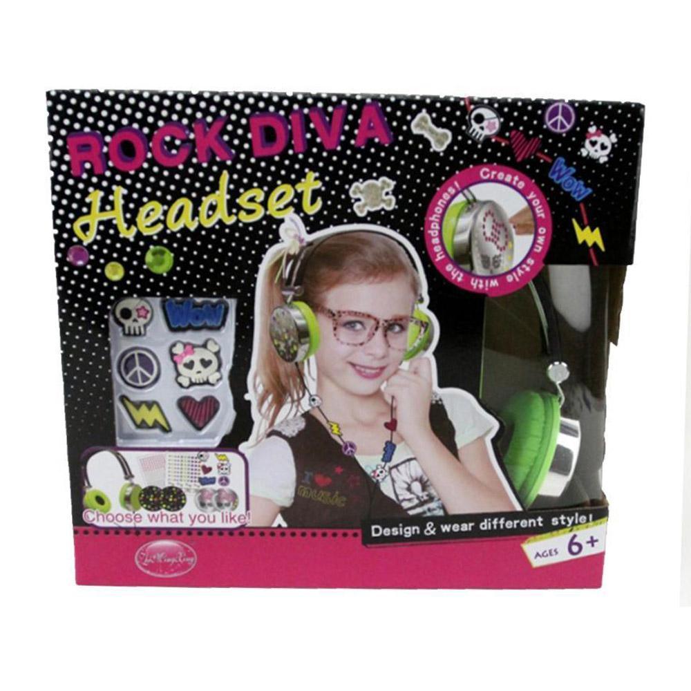 Rock Diva Headset - Create Your Own Style With The Headphones.