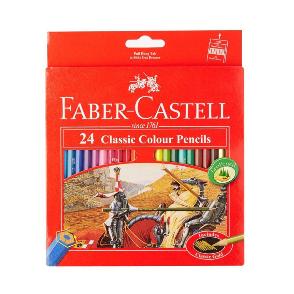 Faber Castell Coloring Pencils Classic Range 24 Color - Karout Online -Karout Online Shopping In lebanon - Karout Express Delivery 