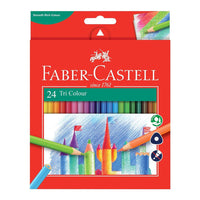 Faber Castell Tri Color Pencils 24 Color / 58554 - Karout Online -Karout Online Shopping In lebanon - Karout Express Delivery 