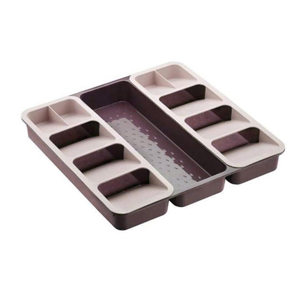 Follow me Smart Organizer 3 Line Cutlery Beige - Karout Online -Karout Online Shopping In lebanon - Karout Express Delivery 