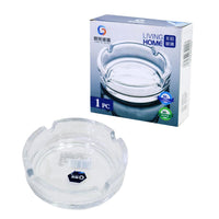 Glass Round Ashtray.