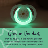 Tommee Tippee Night Time Soothers 2 Pcs 18-36m / 433400