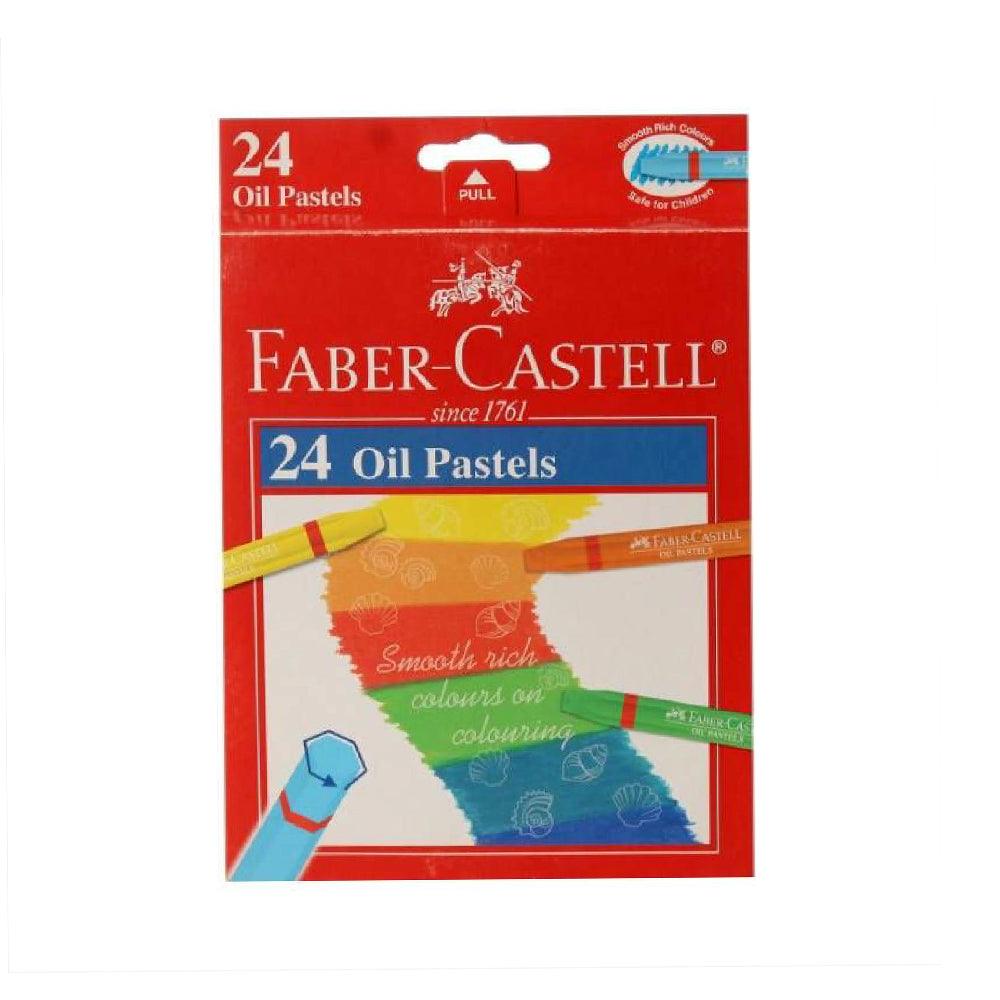Faber Castell Oil Pastel 74mm 24 Colors - Karout Online -Karout Online Shopping In lebanon - Karout Express Delivery 